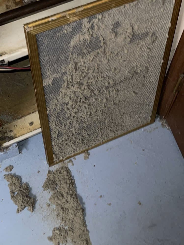 Chimney Cleaning before - Bee Cave, TX