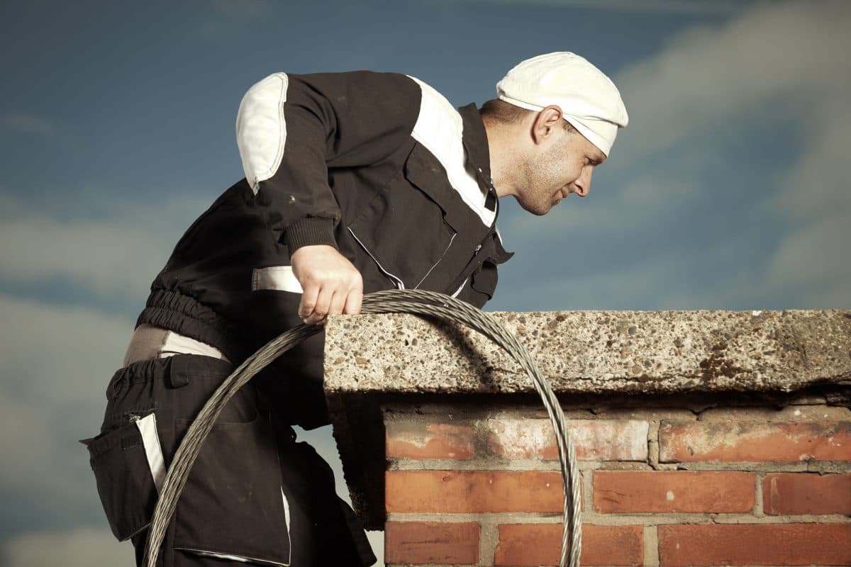 Chimney sweep and cleaning service